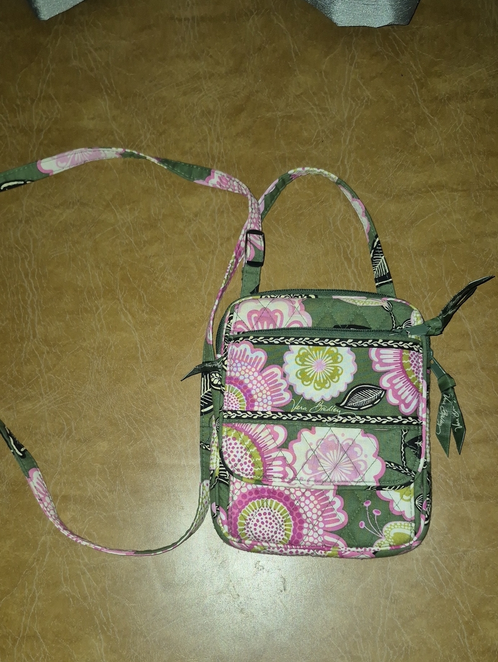 Vera Bradley Mini Hipster Crossbody In Retired "Olivia Pink"